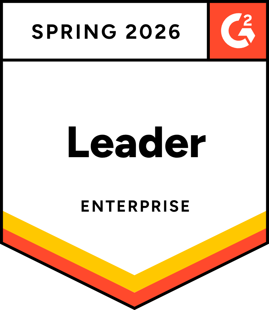 Awarded Grid Leader in Enterprise - Spring 2026 by G2 market reports